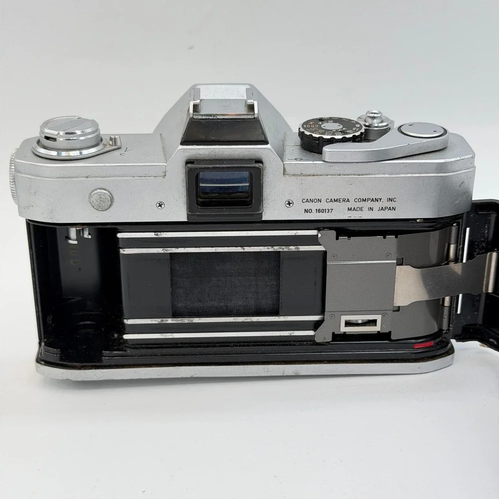 Canon FT QL 35mm SLR Film Camera Body Silver Vintage Made in Japan 160137